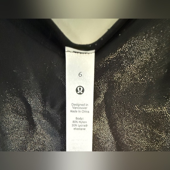 NWT Lululemon Align Black Long Sleeve - Shine - Picture 5 of 6